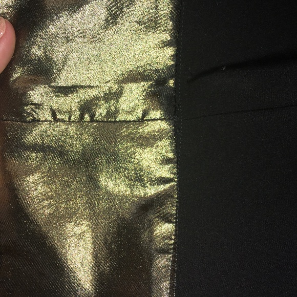 Express Black and Gold Skirt - Picture 6 of 8